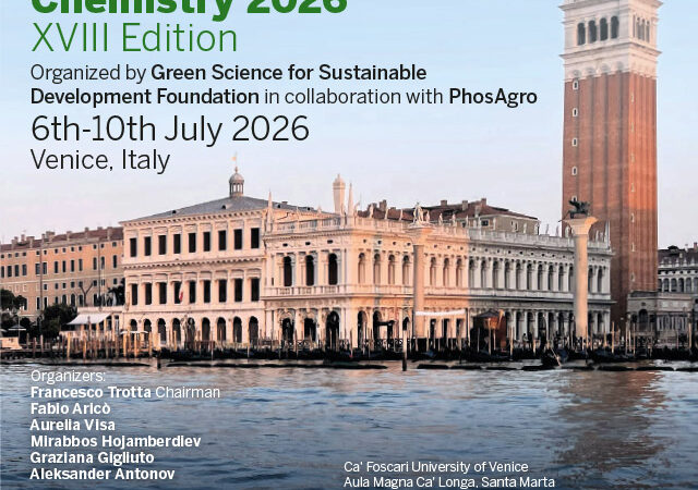 Green chemistry-summer school 2026